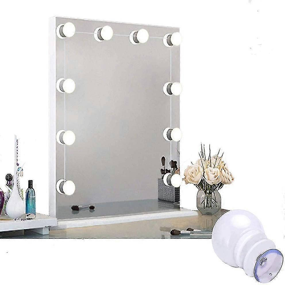 Guirlande lumineuse devant le miroir
