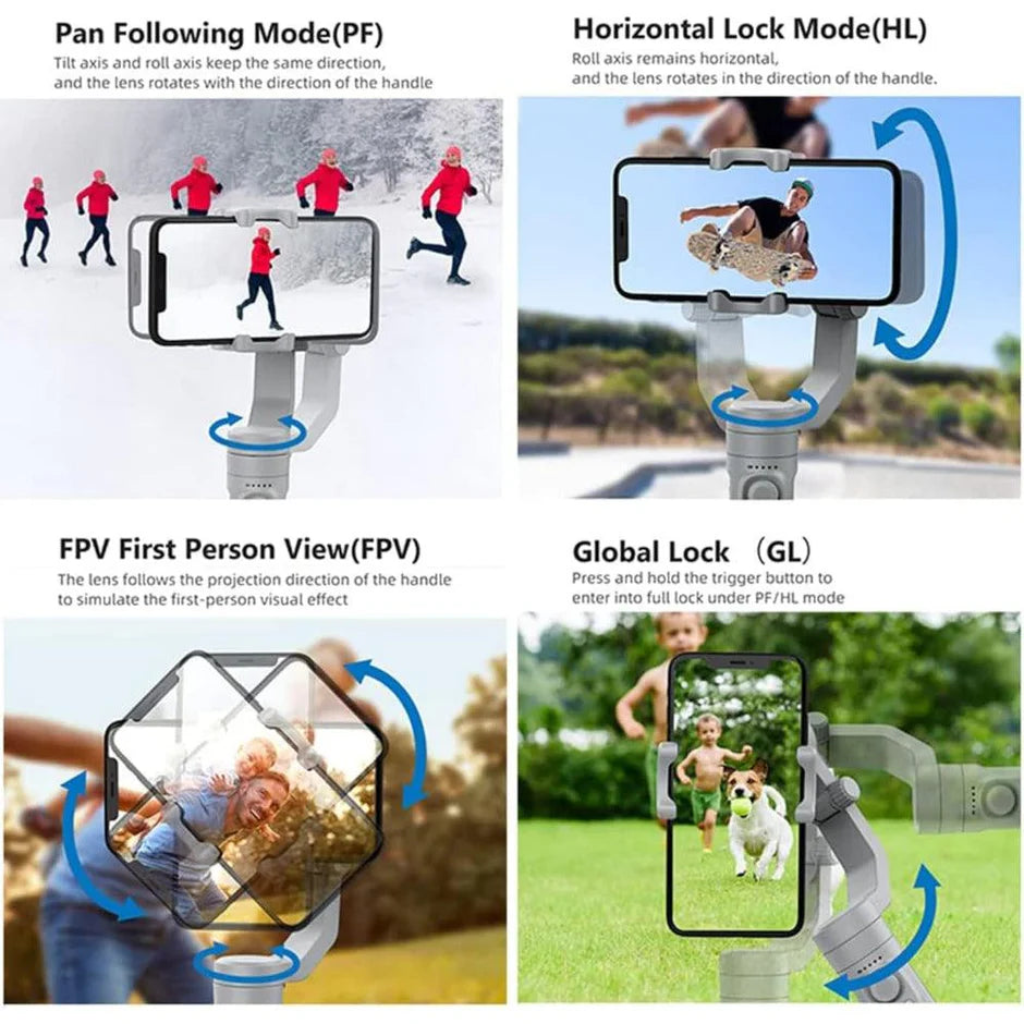 Stabilisateur de smartphone intellingent