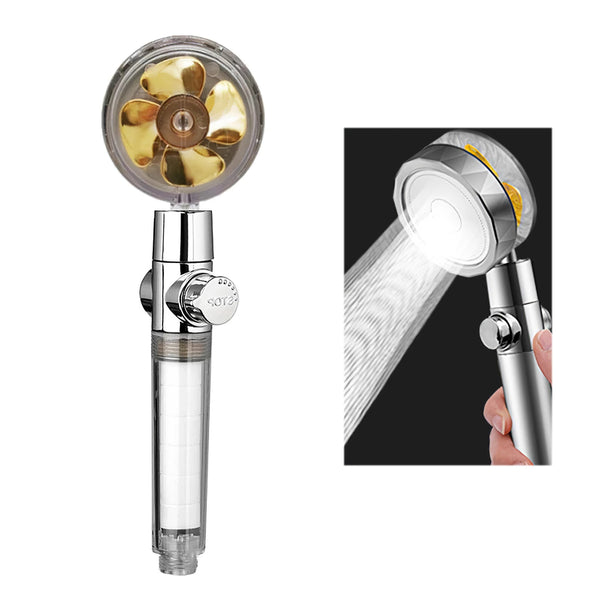 pommeau de douche ventilateur turbo