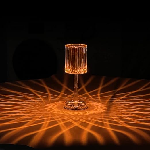 lampe crystale tactile avec telecommande et avec music baffle