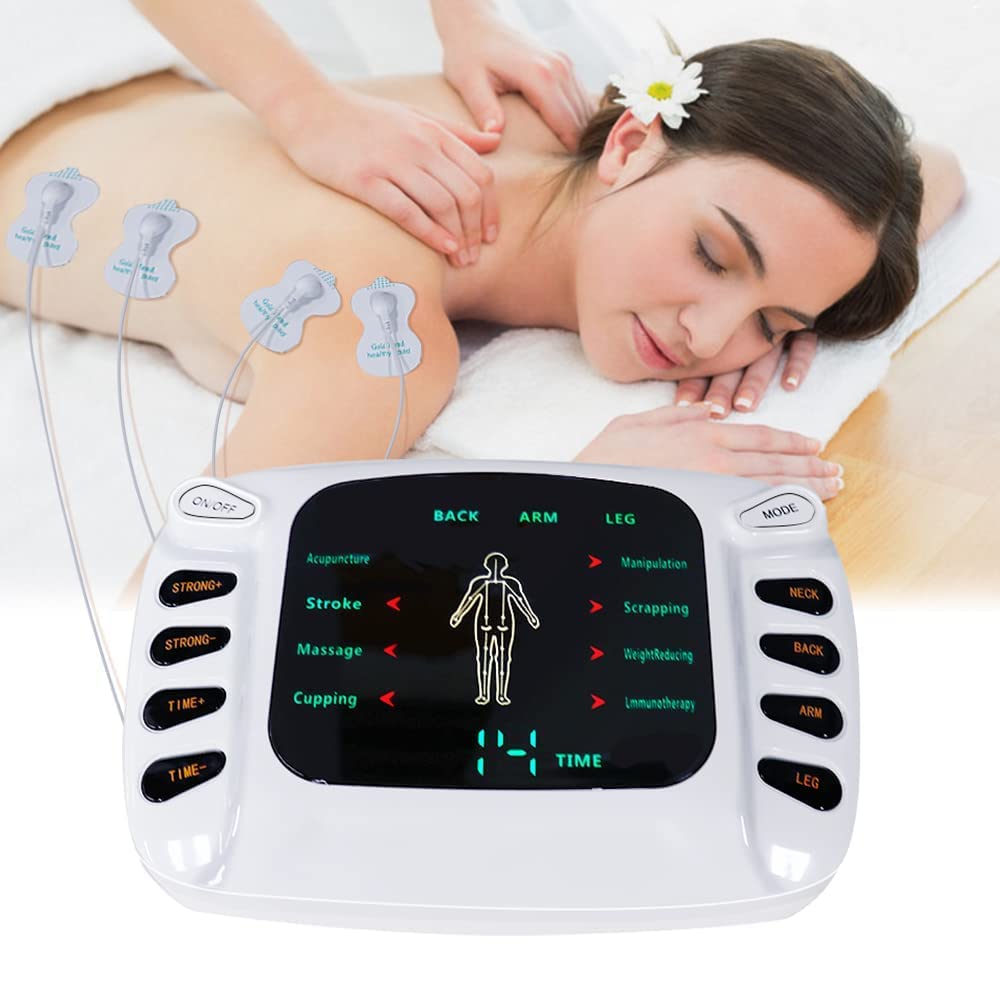 Appareil de Massage Électrostimulation pour Tout le Corps avec Électrodes – Relaxation Musculaire à Domicile