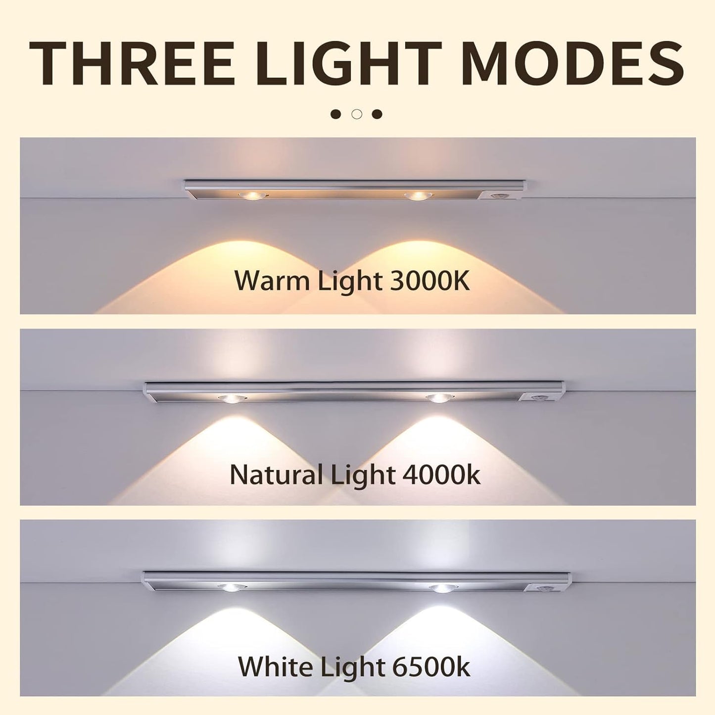 Capteur de mouvement lumière LED capteur lampe sans fil Ultra mince USB LED pour armoires de cuisine chambre armoire éclairage intérieur veilleuse