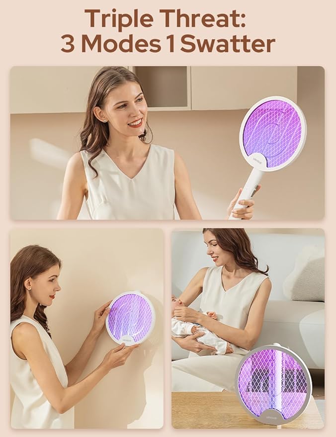 raquette de moustique 3 fois plus fort(cauchemar des moustiques)