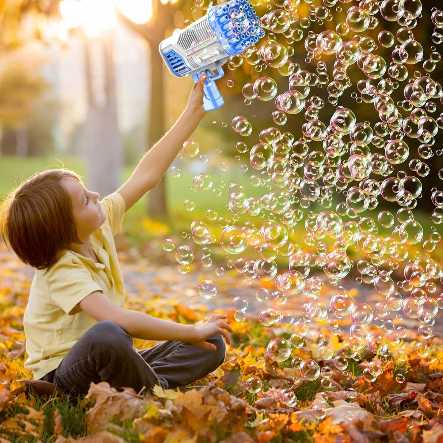 Fusée pistolet à bulles fusée🫧 mitrailleuse lanceur automatique souffleur savon jouets pour enfants enfants cadeau