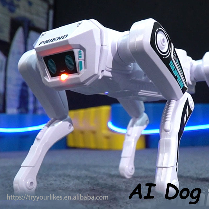 Chien Robot Intelligent– Jouet Éducatif Interactif avec Commande Voix & Mouvement Mécanique | Robot Dog 2026