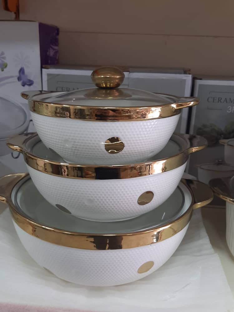 soupiere porcelaine series de 3