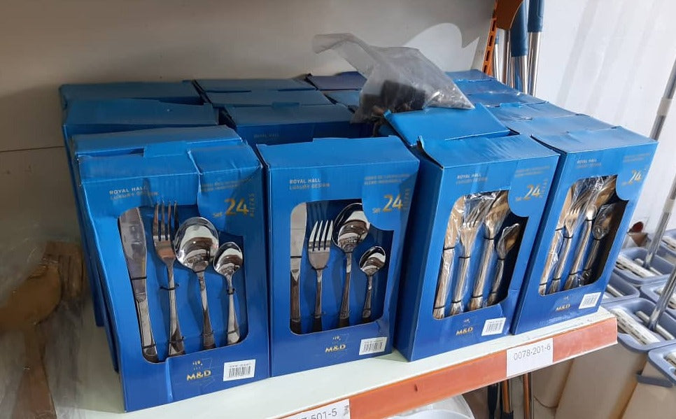 series 24pc cuilleres forchette couteau