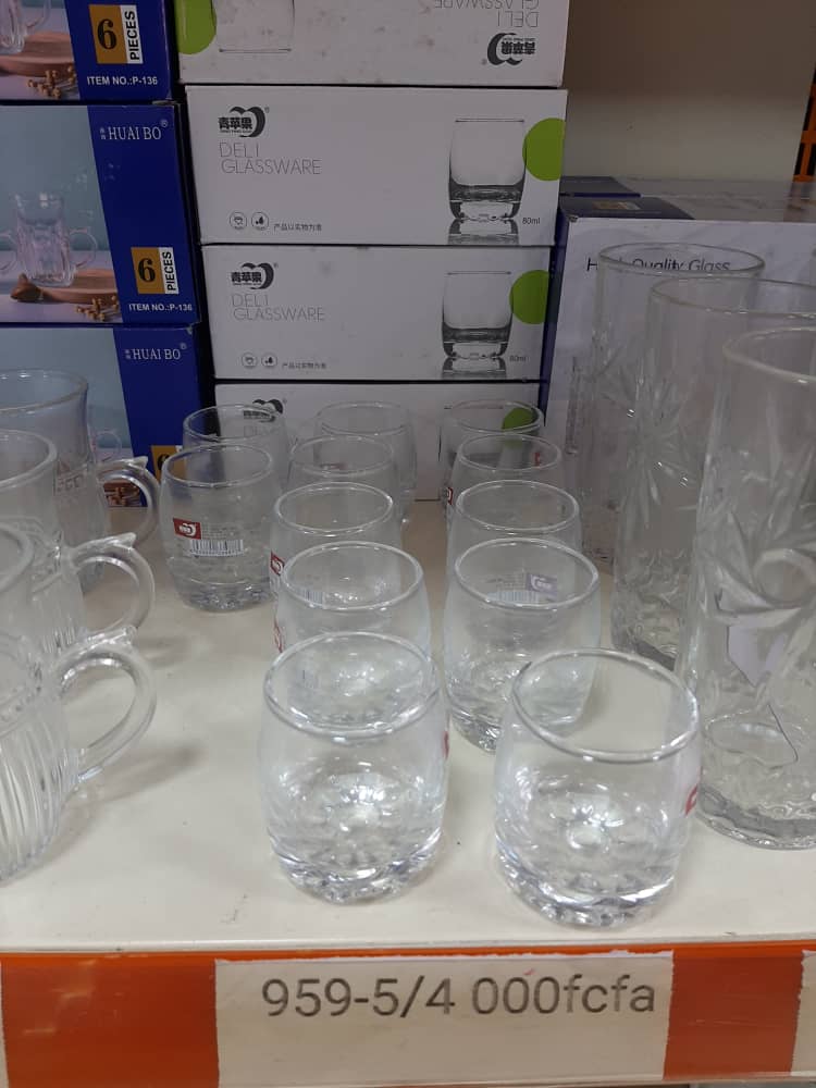 ensemble petit verre de 6