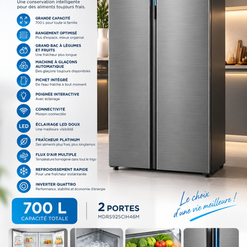 Réfrigérateurs Midea disponibles sur Raqoshop 