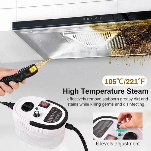 Nettoyeur Vapeur 2500W Portatif – Nettoyeur Haute Pression à Main pour Maison, Carrelage & Voiture