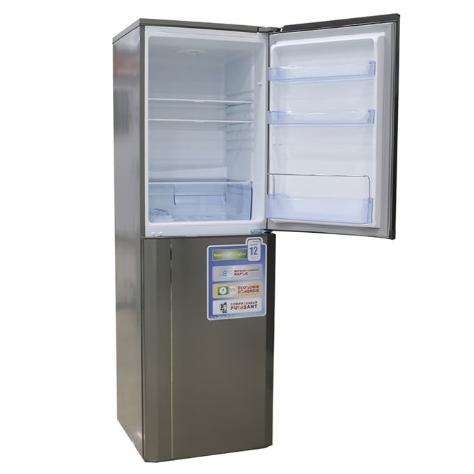 Nasco Réfrigérateur Combiné 246 Litres Net – Classe Énergétique Éco – Double Porte – HNASD2-33