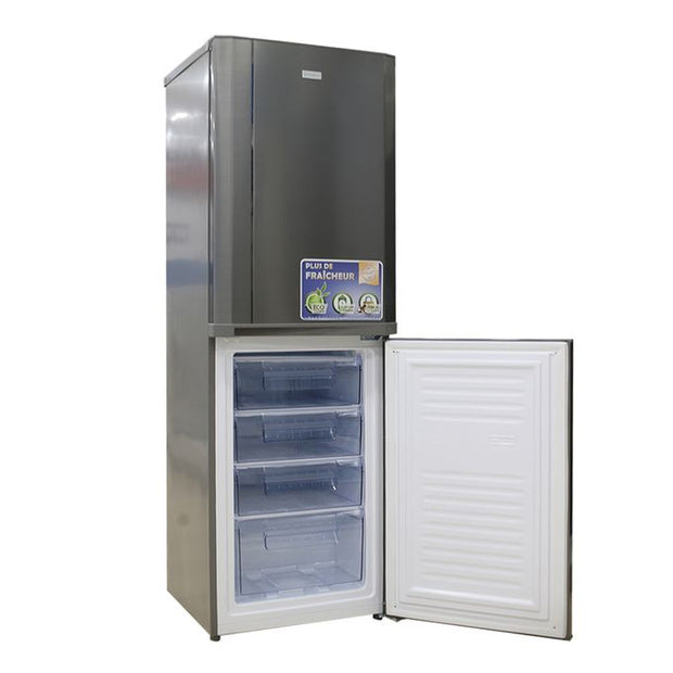 Nasco Réfrigérateur Combiné 229L Double Porte – A+ Éco – 4 Tiroirs Congélateur – R600A