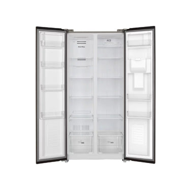 NASCO Réfrigérateur Américain 425L – Distributeur d’Eau & Fast Cooling – SNASF2-62,V1WD