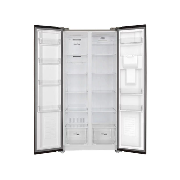 NASCO Réfrigérateur Américain 425L – Distributeur d’Eau & Fast Cooling – SNASF2-62,V1WD