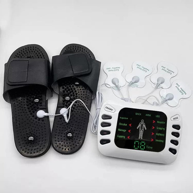 Appareil de Massage Électrostimulation pour Tout le Corps avec Électrodes – Relaxation Musculaire à Domicile
