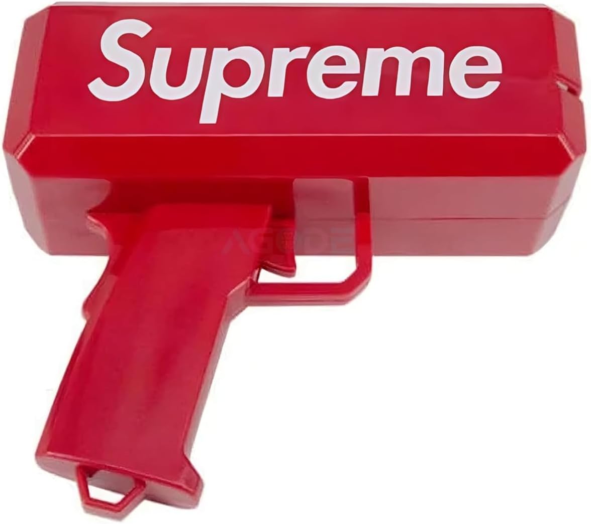 Supreme Lance Billets Rouge — Pistolet à Billets | Fêtes, Mariages & Animations