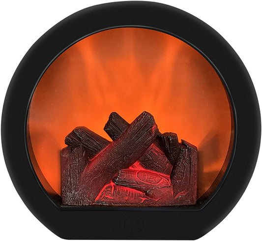 🕯️ Lampe Cheminée Décorative à Effet Flamme 3D – Ambiance Chaleureuse et Rétro