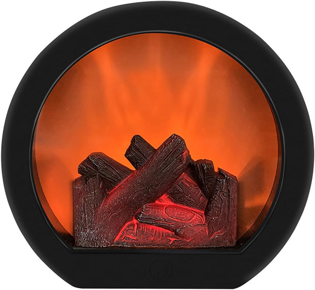 🕯️ Lampe Cheminée Décorative à Effet Flamme 3D – Ambiance Chaleureuse et Rétro