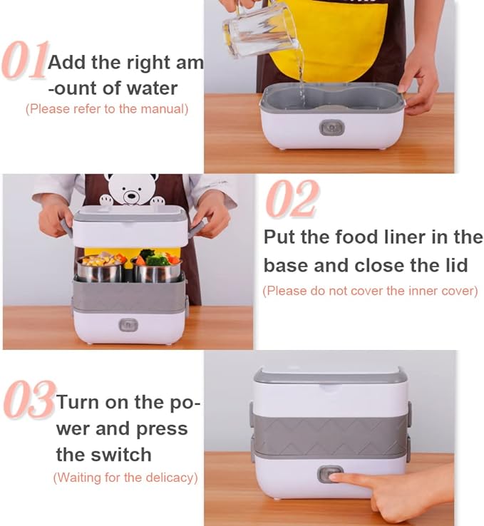 Boîte à déjeuner électrique portative