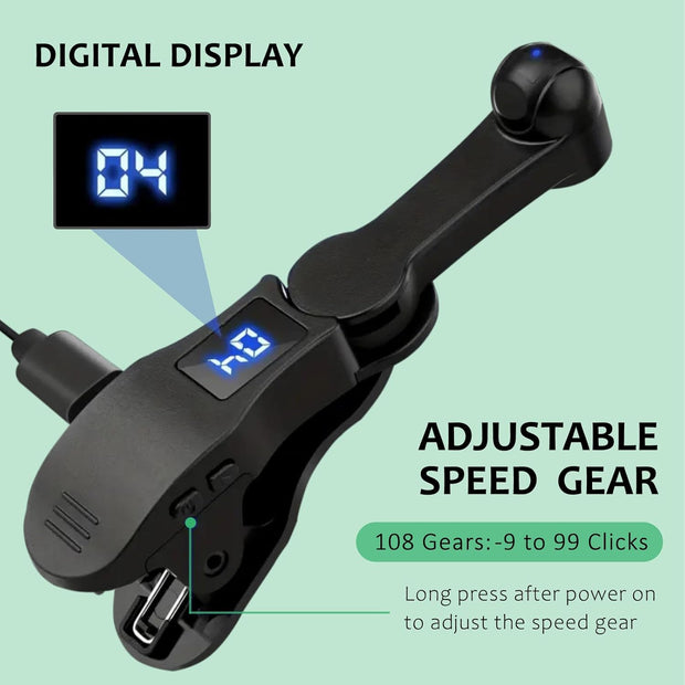 Auto Clicker Intelligent pour Smartphone & iPhone – Simulateur de Touches Rapide avec Écran LED, Haute Précision, Click Continu pour TikTok, Live, Jeux & Tâches Répétitives