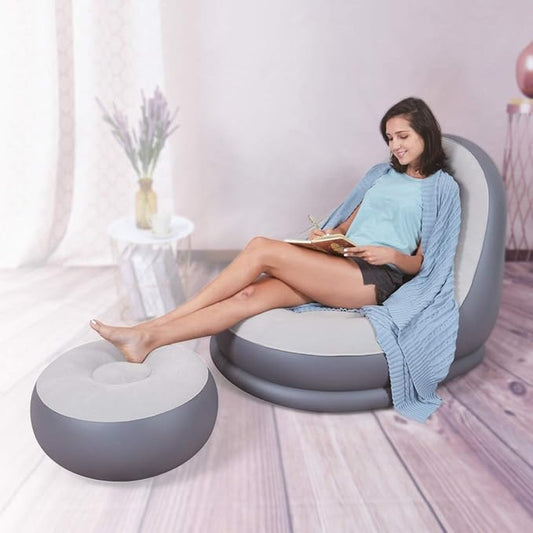 Canapé modulable gonflable 2 pièces
