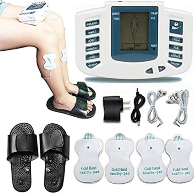 Appareil de Massage Électrostimulation pour Tout le Corps avec Électrodes – Relaxation Musculaire à Domicile