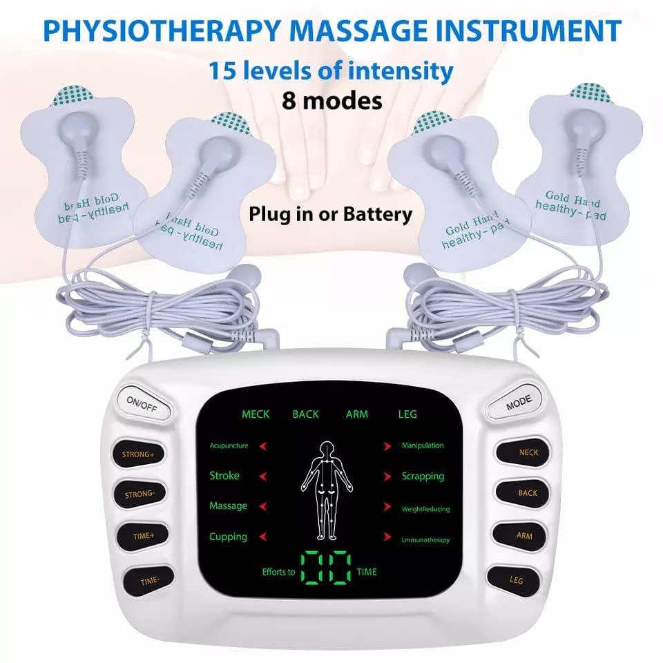 Appareil de Massage Électrostimulation pour Tout le Corps avec Électrodes – Relaxation Musculaire à Domicile