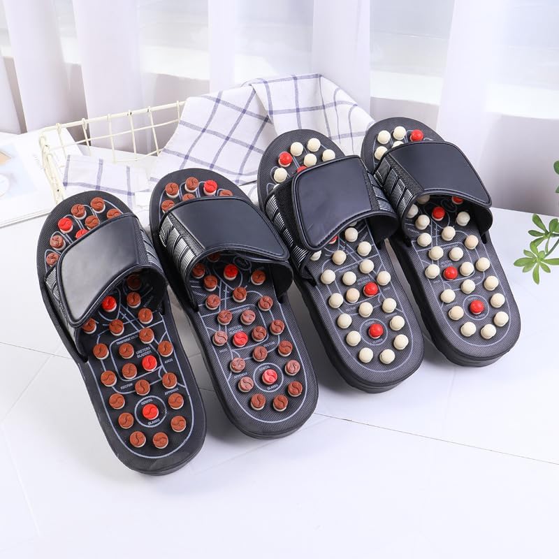 Sandales d’Acupression Réflexologie pour Massage des Pieds – Pantoufles Relaxantes & Confortables 👣✨