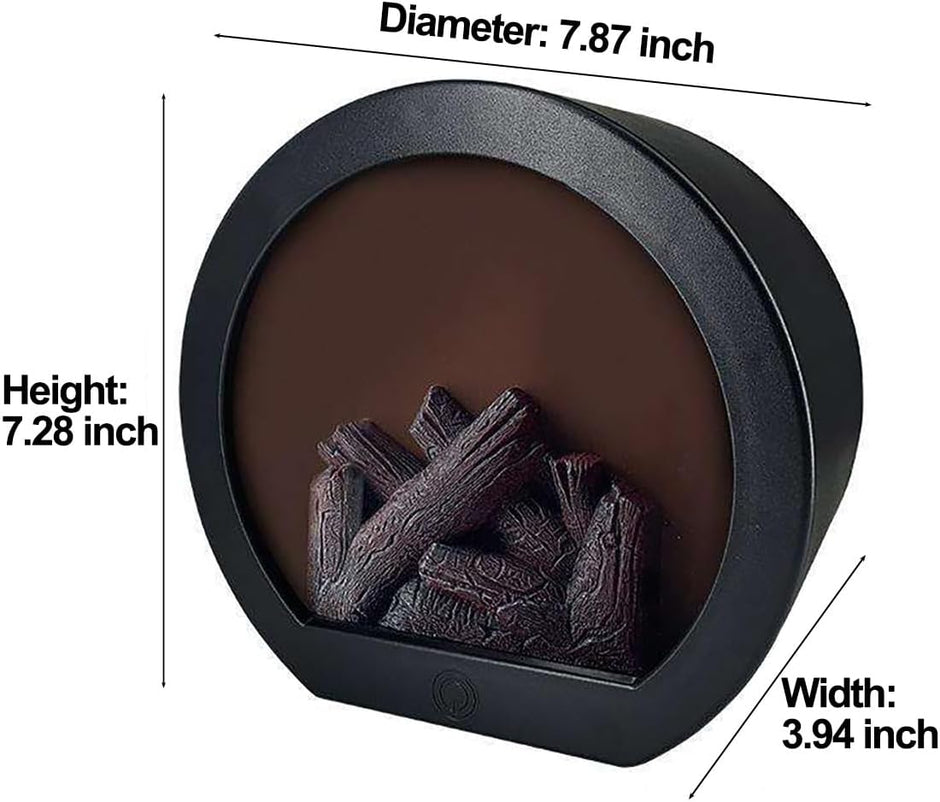 🕯️ Lampe Cheminée Décorative à Effet Flamme 3D – Ambiance Chaleureuse et Rétro