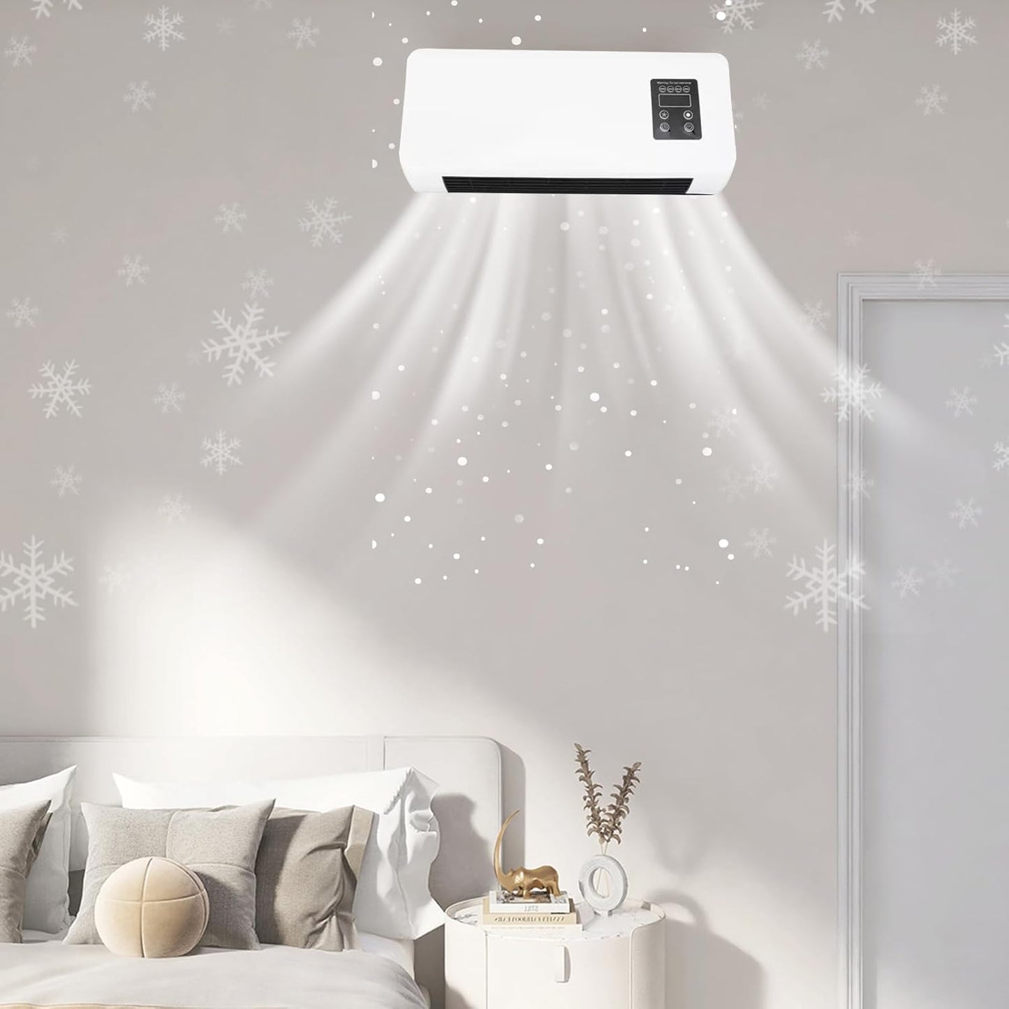 Climatiseur Intelligent Portable – Fixation Murale, Télécommande, Ultra Silencieux,