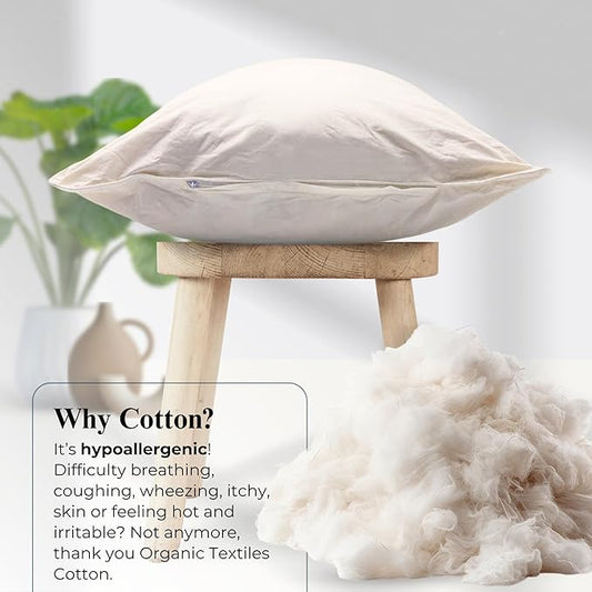 oreiller coton pur naturelle