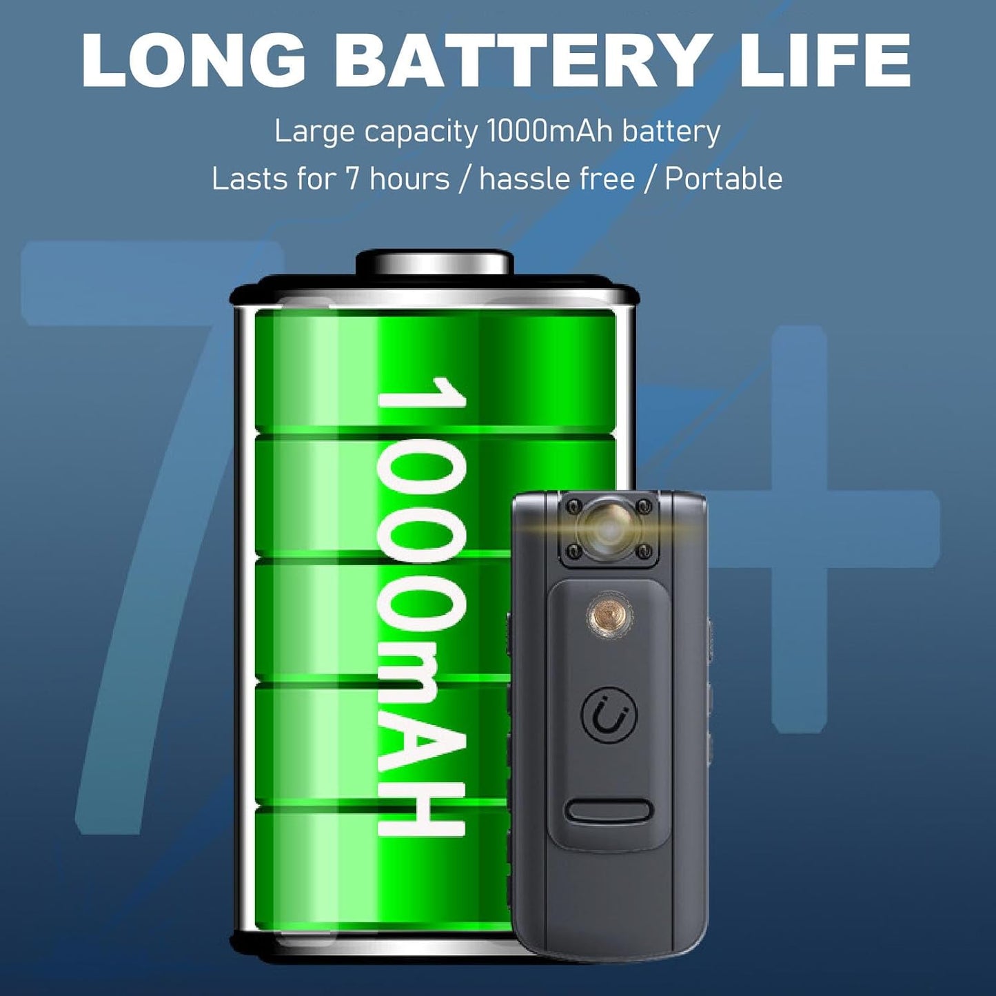 Caméra Corporelle L11 1080P HD – Mini Body Camera Portable avec Vision Nocturne IR, Objectif Rotatif