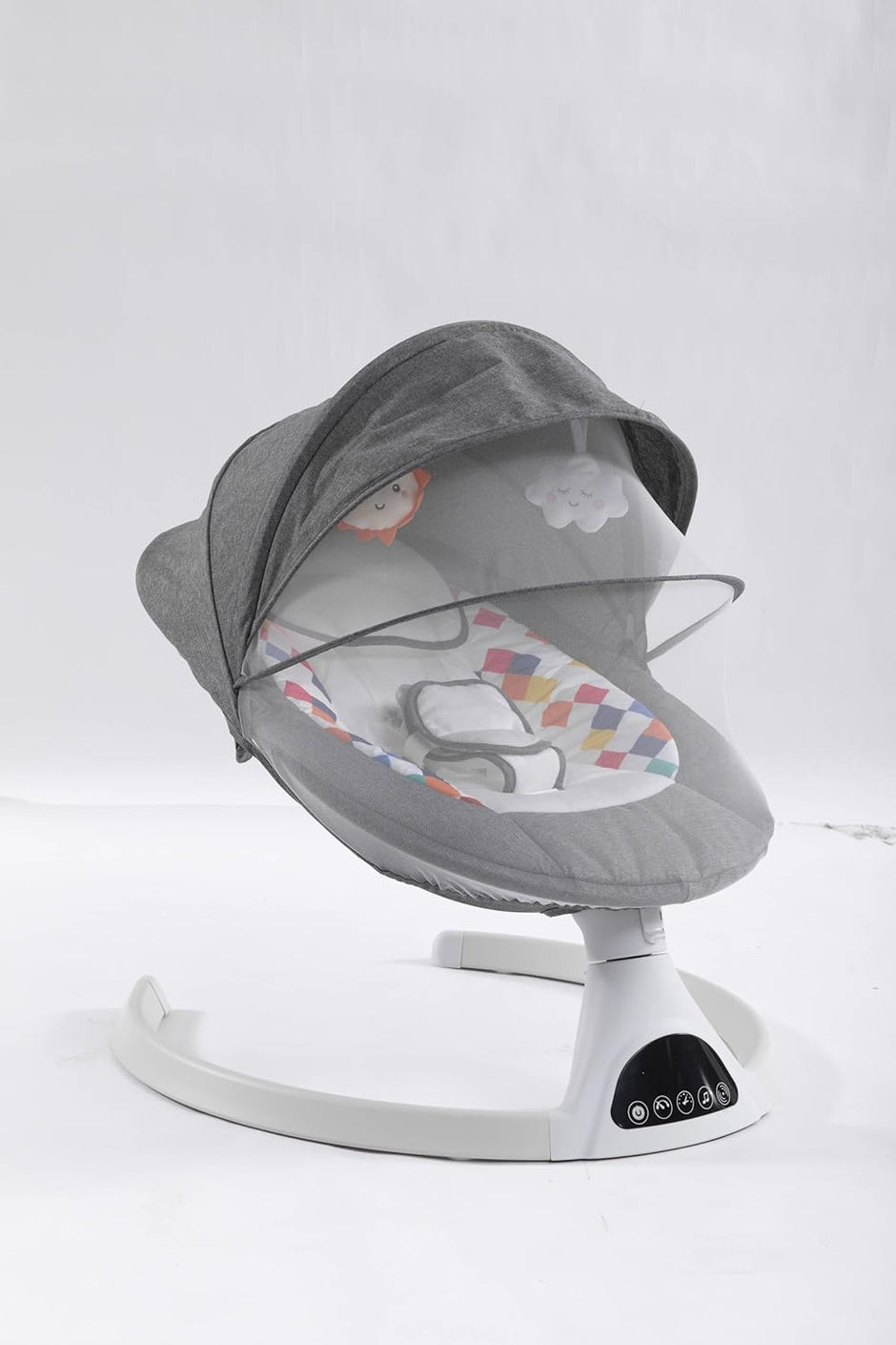 Bascule pour Bébé Télécommandée  – balance Automatique avec Musique Bluetooth