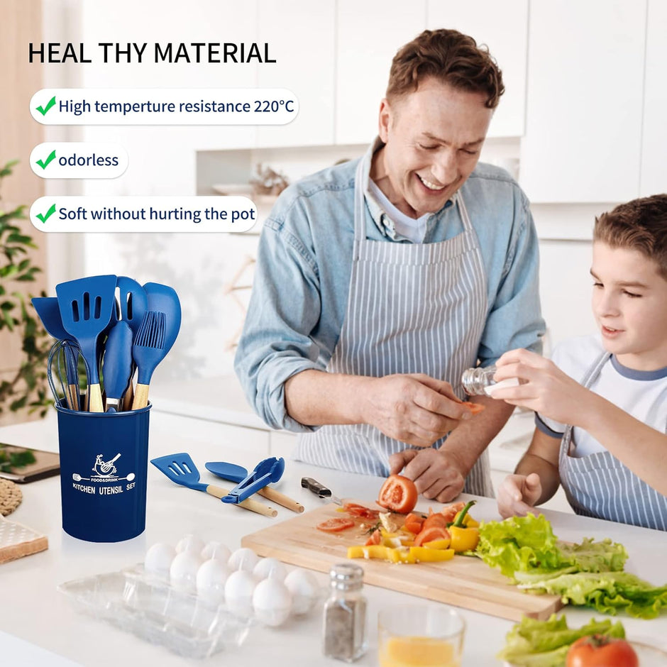 Spatules et cuillères en silicone pour cuisine