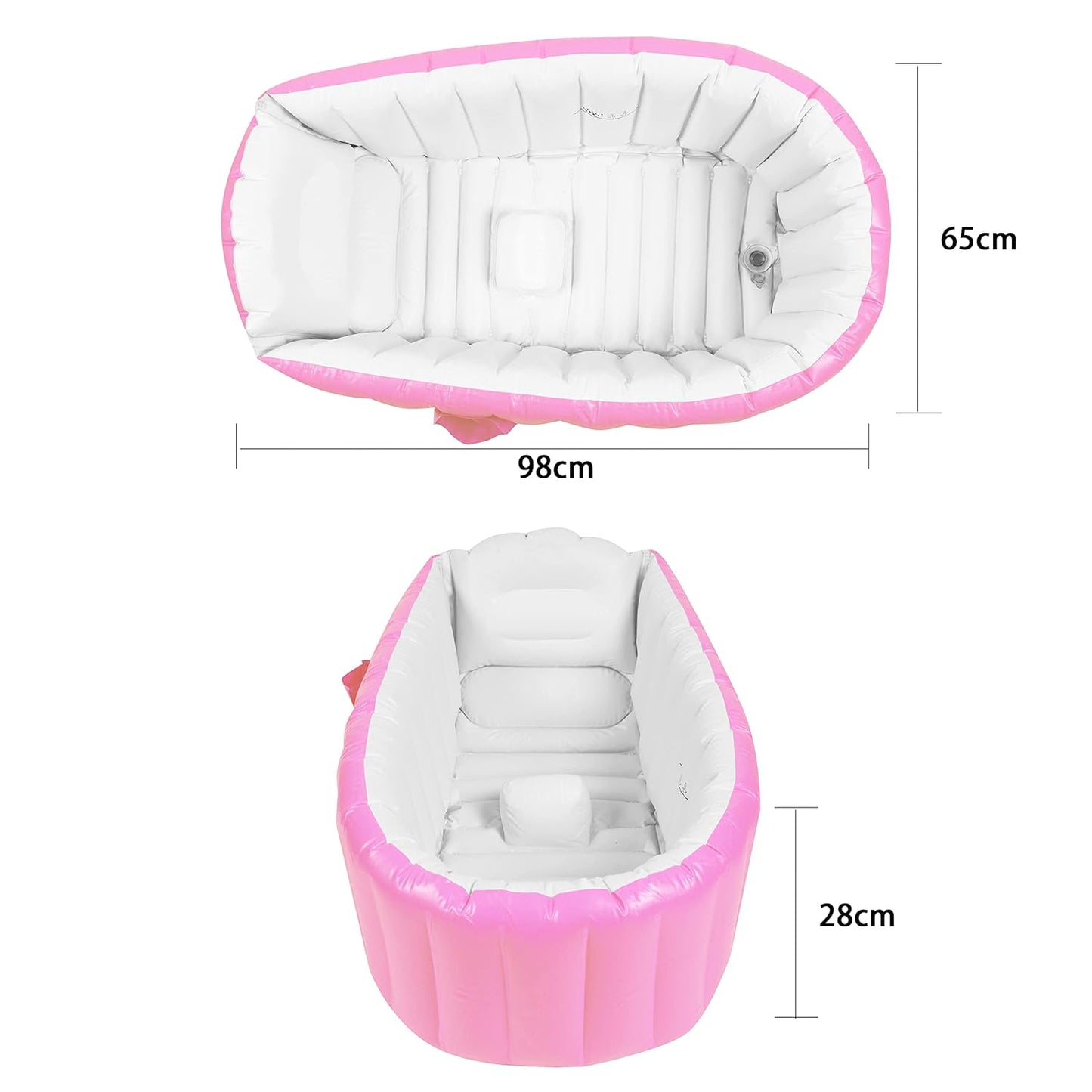 Baignoire Bébé Gonflable – Ultra Sécurisée, Confort Premium