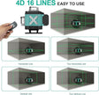 Niveau laser Alloyman 16 lignes 4×360° avec trépied