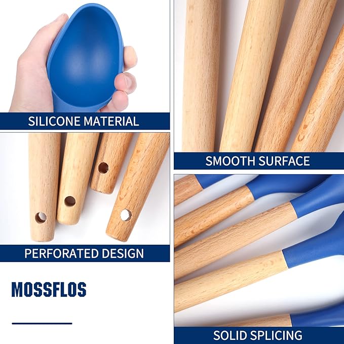 Support de rangement pour ustensiles en silicone