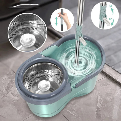 Balai serpillière automatique inox qualite original