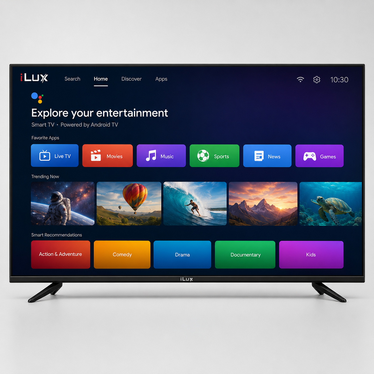 TV iLUX 32 Pouces Android Smart TV – Télévision Connectée