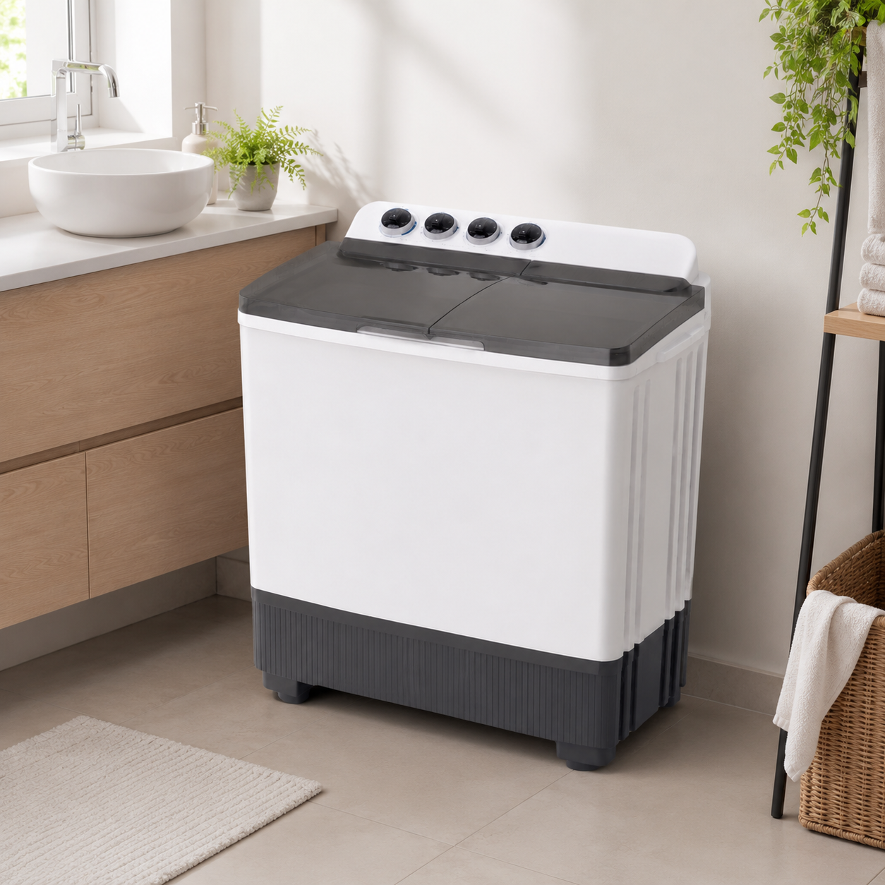 Machine à Laver Midea 8KG Top Load – Puissante & Économique