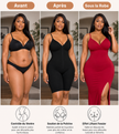 Gaine Sculptante Femme 360° – Ventre Plat, Taille Affinée & Effet Push-Up Fessier | Invisible Sous les Vêtements