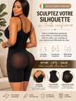 Gaine Sculptante Femme 360° – Ventre Plat, Taille Affinée & Effet Push-Up Fessier | Invisible Sous les Vêtements