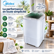Machine à Laver Midea Top Load 9KG Manuelle – 320W, Blanc – MTT90-WP2302