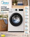 Machine à Laver Midea 6KG Front Load – 1000 tr/min, Vapeur, Health Guard & 15 Programmes – MF110W60D/W-FR