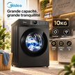 Machine à Laver Midea 10KG Inverter Wi-Fi 1400 tr/min – MF200W100WB/T
