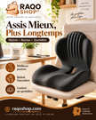 Coussin Ergonomique 2-en-1 Assise & Dos – Confort Voiture, Bureau & Maison