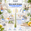 La Brosse Maline™ 5-en-1 RAQO – Nettoyage Gourdes, Verres, Pailles & Couvercles