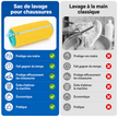 Sac de Lavage pour Chaussures en Machine 👟 | Protection Sneakers Machine à Laver – Réutilisable