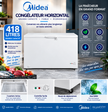 MIDEA Congélateur Horizontal 418 L Blanc – 2 Paniers – MDRC564FZF01