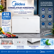 MIDEA Congélateur Horizontal 418 L Blanc – 2 Paniers – MDRC564FZF01